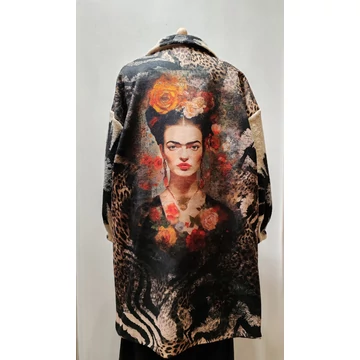 Frida Kahlo gyapjú kabát, egyméretes