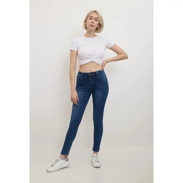 MF női nagy méretű push-up farmernadrág