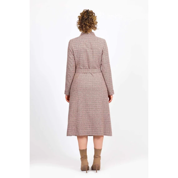 NAF NAF klasszikus, karcsúsított, francia tyúklábmintás szövetkabát 