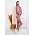 Kép 5/5 - Pink rugalmas anyagú farmer kabát